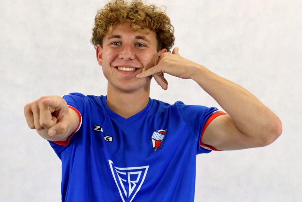 Hubert Derlatka (Broń Radom) testowany w Apklan Resovii (fot. RadomSport.pl)