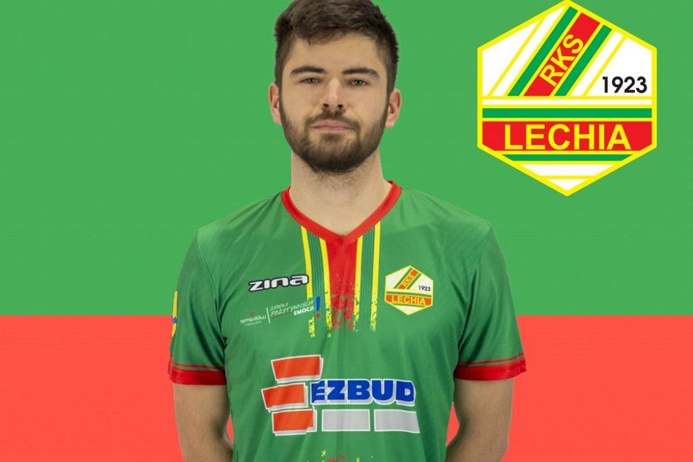 Hubert Przybycień będzie grał w Wólczance Wólka Pełkińska. (fot. Lechia Tomaszów Mazowiecki)