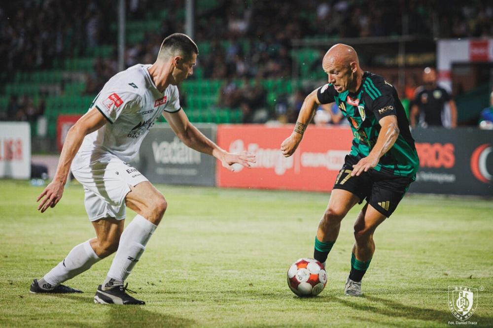 Hubert Tomalski był jednym z bohaterów Stali Stalowa Wola we wtorkowym meczu. (fot. Daniel Tracz/Stal Stalowa Wola)