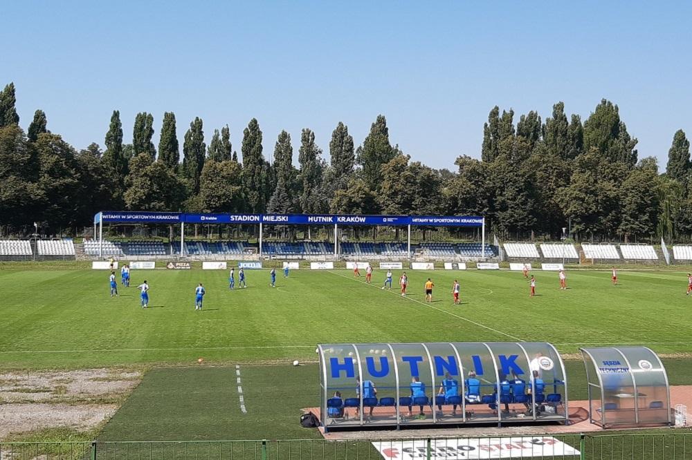 Hutnik Kraków zagrał z Apklan Resovią mecz kontrolny. (fot. Hutnik Kraków)