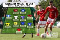 Jedenastka kolejki - 4 liga podkarpacka (14. kolejka - 26/27 października 2019)
