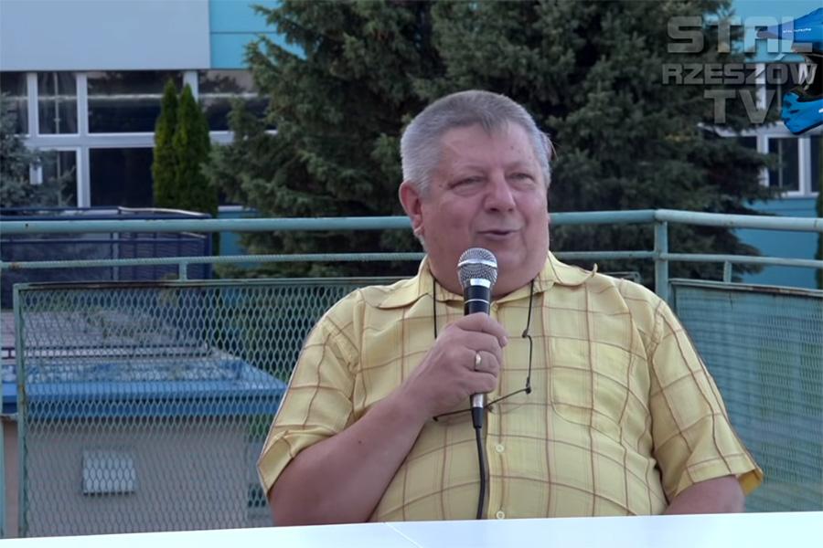 Na zdjęciu Ireneusz Nawrocki, były prezes żużlowej Stali Rzeszów.