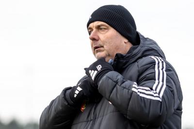 Na zdjęciu Ireneusz Pietrzykowski, trener Stali Stalowa Wola (fot. stal1938.pl)