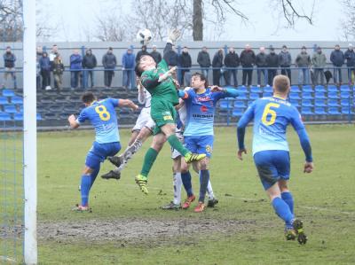 Motor Lublin w niebieskich strojach (fot. Patryk Górecki / archwum)