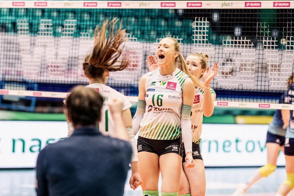 Izabella Rapacz znalazła się na celowniku Developresu SkyRes Rzeszów. (fot. Volley Wrocław)