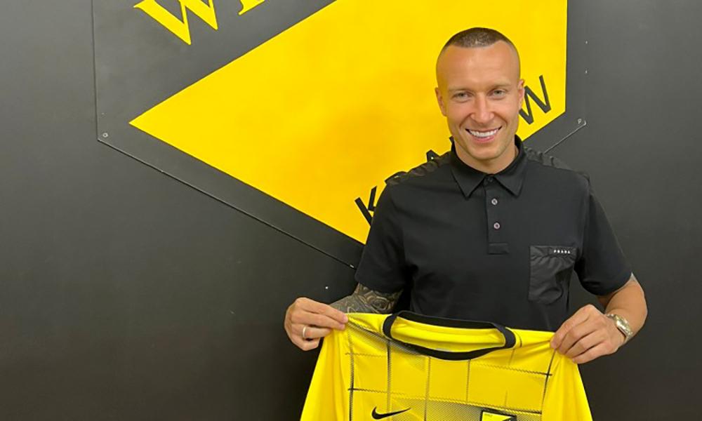 Na zdjęciu Jacek Góralski, nowy zawodnik Wieczystej Kraków (fot. kswieczysta.com)fot. Wieczysta Kraków