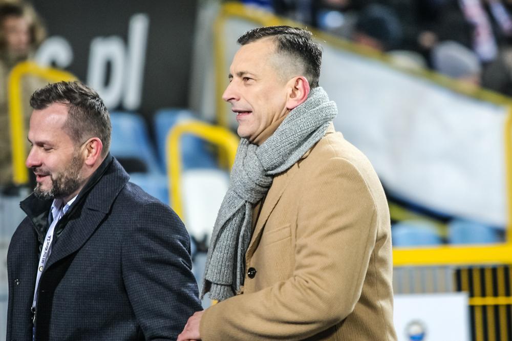 Jacek Klimek twierdzi, że Stal Mielec nie szuka nowego trenera. (fot. Radek Kuśmierz)