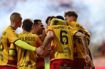 Transmisja meczu Jagiellonia Białystok - Wisła Płock, 21.03.2026 (fot. facebook.com/JagielloniaBialystok1920)