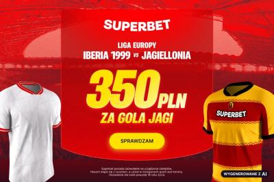 Gol Jagiellonii w Lidze Europy za 350 PLN. Nowa promocja Superbet