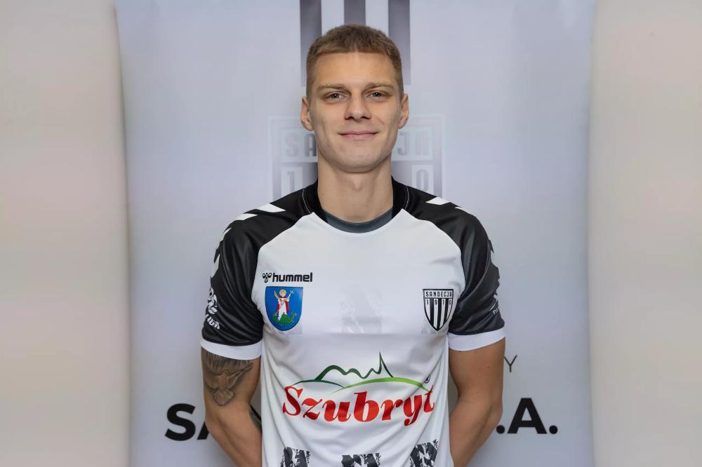 Jakub Wilczyński rozwiązał kontrakt z Sandecją Nowy Sącz (fot. sandecja.pl)