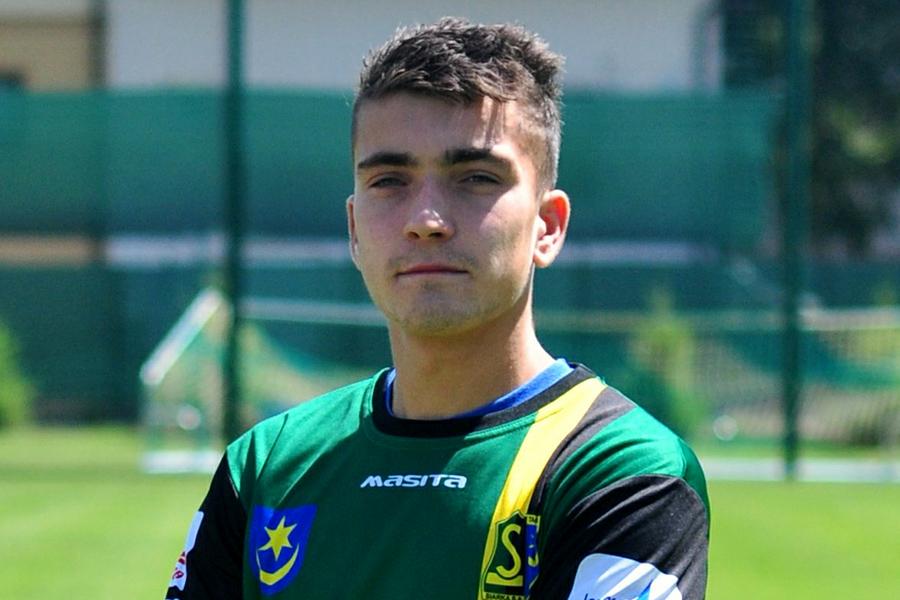 Na zdjęciu Jakub Więcek (fot. siarka-tarnobrzeg.pl)