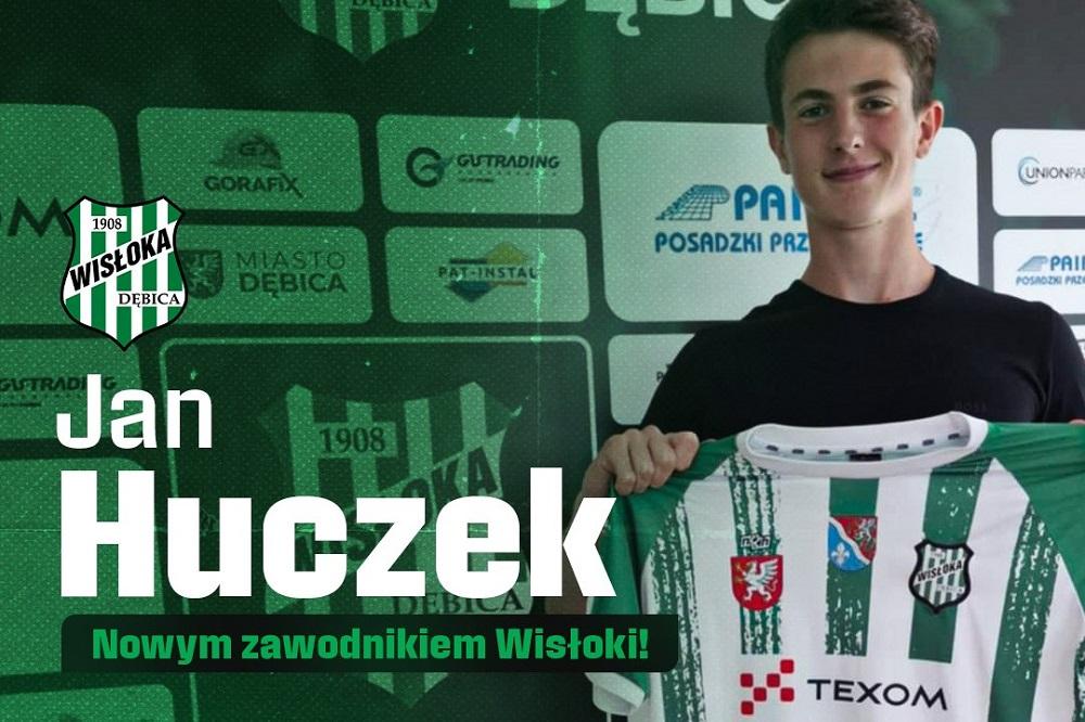 Jan Huczek został nowym piłkarzem Wisłoki Dębica! (fot. Wisłoka Dębica)