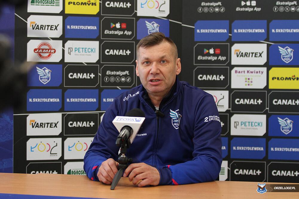 Janusz Ślączka nie jest już trenerem Orła Łódź (fot. orzel.lodz.pl)