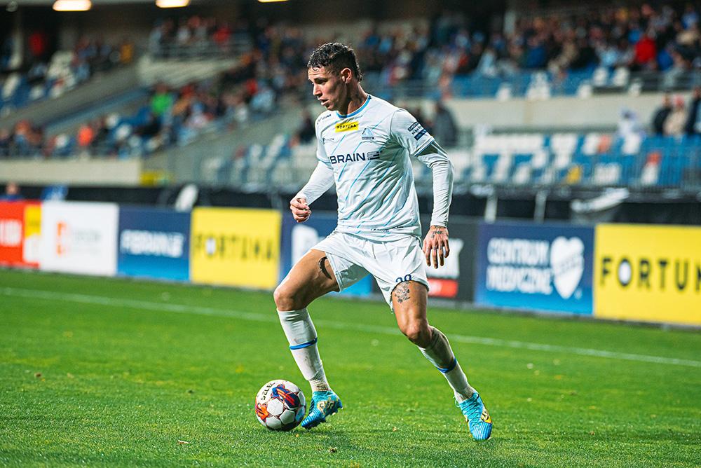 Jesus Diaz (na zdjęciu) strzelił swojego premierowego gola w Fortuna 1. Lidze. Stal Rzeszów wygrała w Niecieczy 2-1 (fot. Robert Skalski / stalrzeszow.pl)