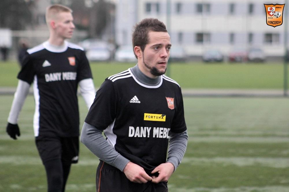 Kamil Juśkiewicz trenuje z Concordią Elbląg. (fot. Concodia)