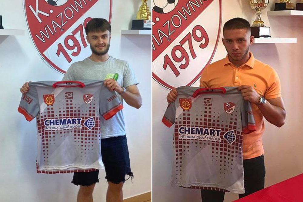 Jakub Kądziołka (z lewej) oraz Kacper Wydra są testowani przez Stal Stalowa Wola.