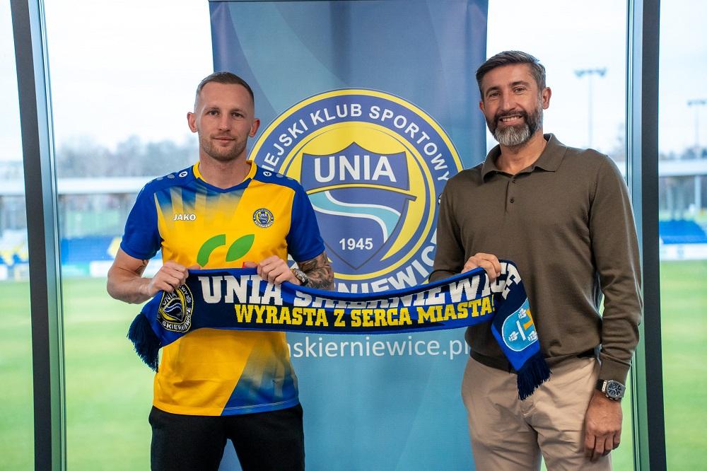 Kamil Sabiłło zostaje w Unii Skierniewice! (fot. Unia Skierniewice)