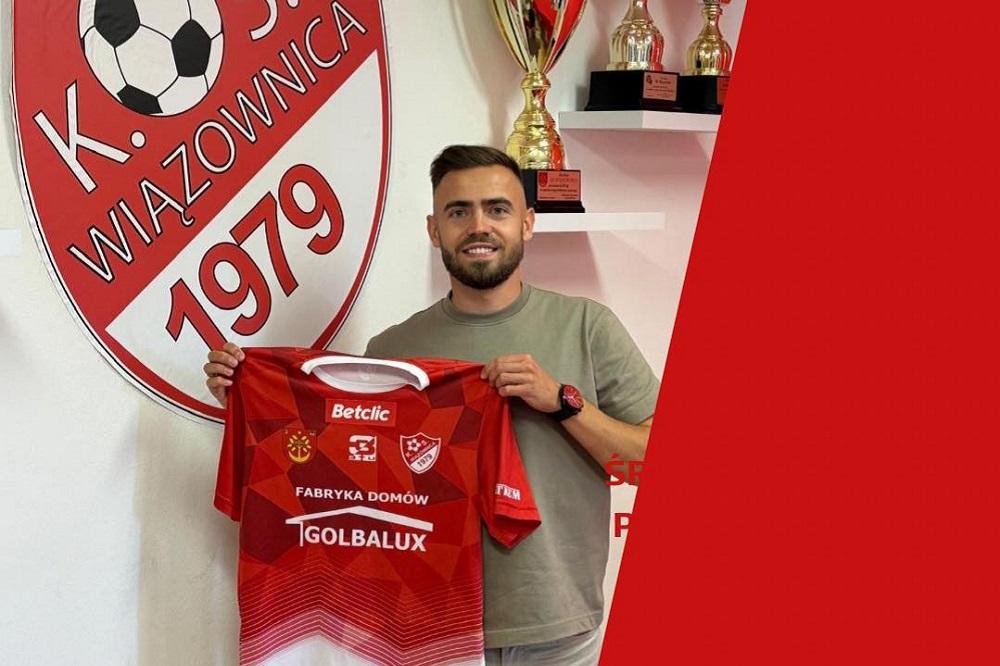 Kamil Mazek sezon 2025/26 spędzi w KS Wiązownica. (fot. KS Wiązownica)