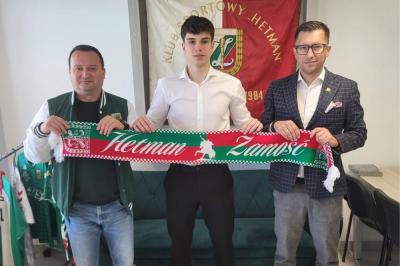 Kamil Posielski dołączył do Hetmana Zamość (fot. Hetman Zamość)