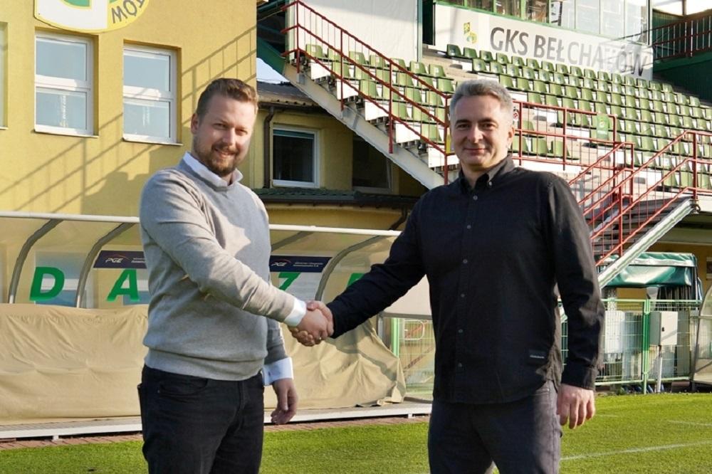Czy Kamil Socha uratuje GKS Bełchatów przed spadkiem z eWinner 2 ligi? (fot. GKS Bełchatów)