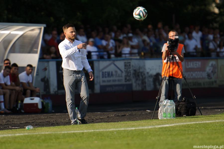 Oprócz nowego trenera Karpaty Krosno będą miały także nowego dyrektora sportowego. Nazwisko nowego szkoleniowca, następcy Szymona Szydełko (na zdjęciu), oficjalnie zostanie potwierdzone w środę (fot. Marcin Pirga)