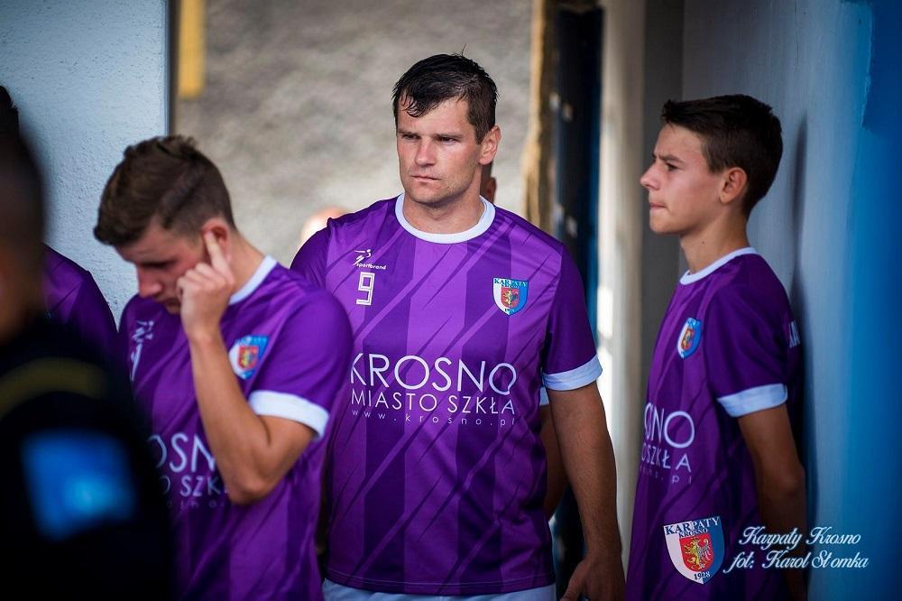 Marek Fundakowski zobył decydującą bramkę dla Karpat (fot. Karol Słomka)