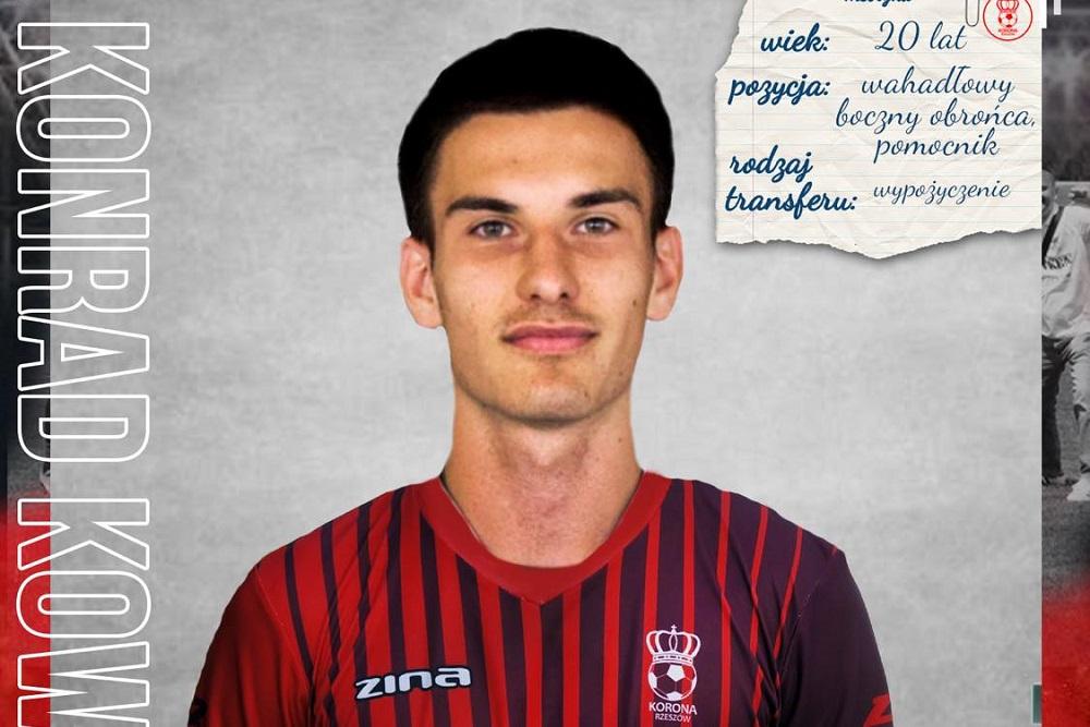 Konrad Kowal zamienił Wólczankę Wólka Pełkińska na WATKEM Koronę Rzeszów. (fot. Korona Rzeszów)