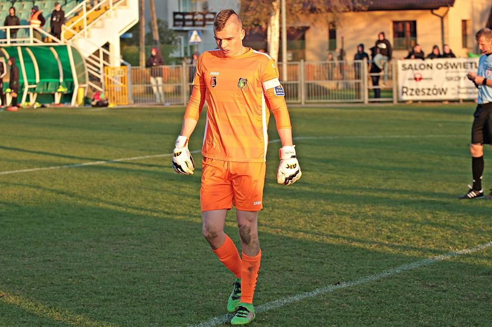 Krystian Kalinowski nie przedłużył umowy ze Stalą Stalowa Wola. (fot. Radosław Kuśmierz)