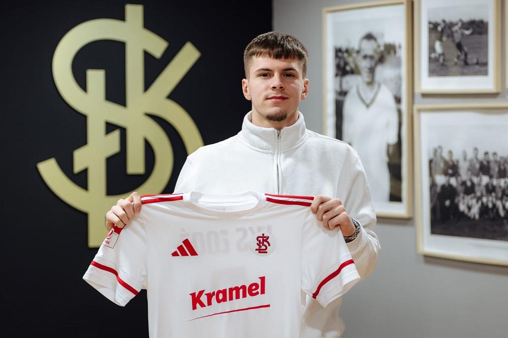 Krystian Wilk w ŁKS II Łódź! (fot. ŁKS Łódź)