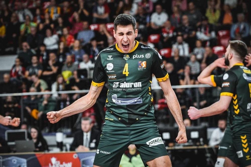 Krzysztof Rejno w przyszłym sezonie będzie grał w Asseco Resovii! (fot. Alicja Gołębiowska)