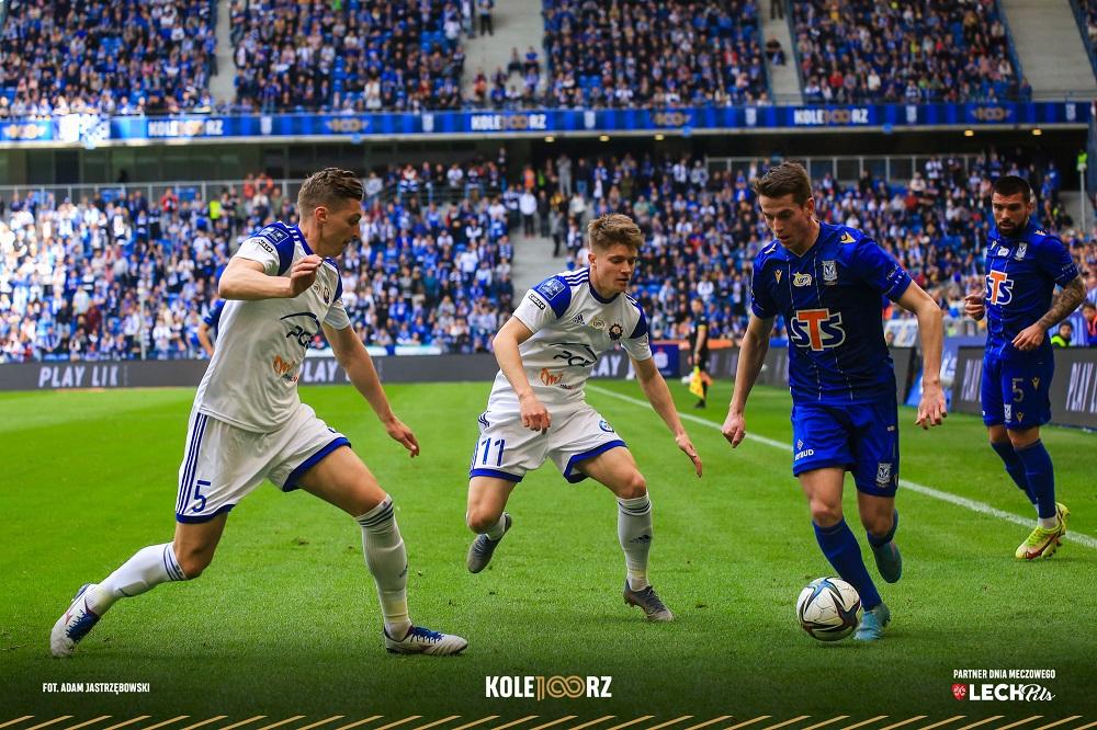 Lech Poznań pokonał PGE FKS Stal Mielec 3-1. (fot. Adam Jastrzębowski/Lech Poznań)