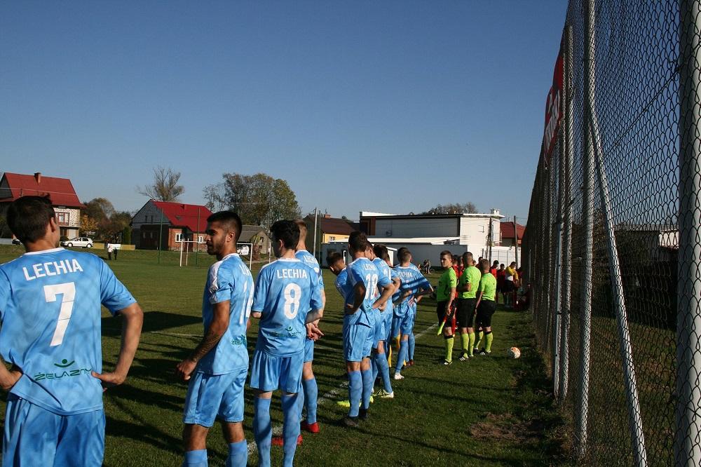 Lechia Sędziszów Małopolski uratowała punkt w starciu z Ekoball Stalą Sanok. (fot. Lechia Sędziszów Małopolski)