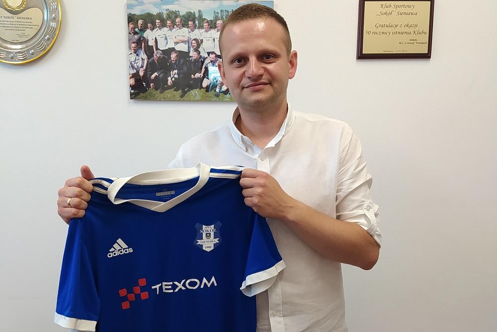 Łukasz Chmura poprowadzi Texom Sokół Sieniawa w sezonie 2021/22. (fot. Sebastian Padiaske)