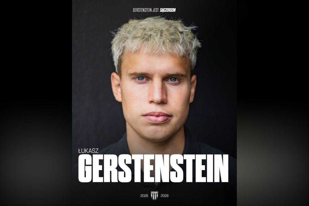 Łukasz Gerstenstein zagra w Sandecji Nowy Sącz (fot. Sandecja Nowy Sącz).