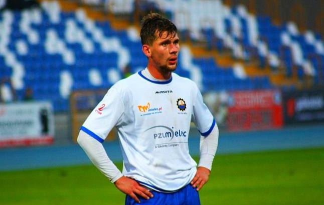 Łukasz Żegleń wraca do Stali Mielec. Zagrał w sparingu z Wisłą Puławy (fot. stalmielec.com)