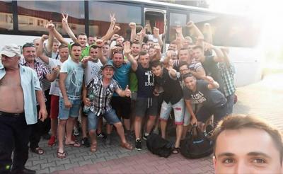 Radość drużyny z Jadachów. (fot. facebook LZS-u Jadachy)