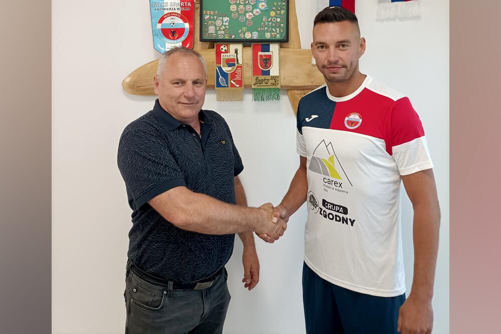 Maciej Sadok został nowym zawodnikiem Sparty Kazimierza Wielka (fot. facebook.com/SPARTAKW)