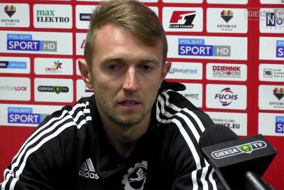 Maciej Serafiński poprowadził Stal Mielec we wczorajszym meczu z GKS-em Katowice (fot. Gieksa TV)