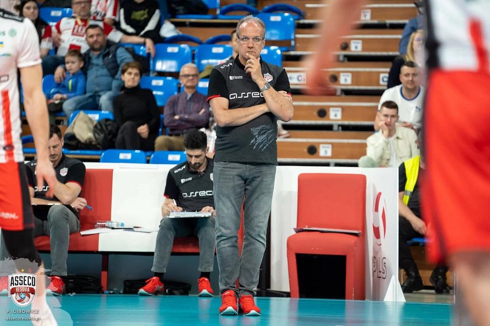 Marcelo Mendez ma zostać nowym szkoleniowcem Jastrzębskiego Węgla. (fot.P.Cibowicz/Asseco Resovia)