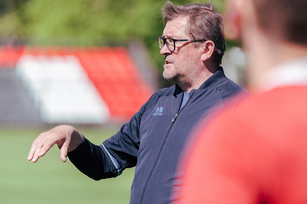 Marcin Sasal dyscyplinarnie został zwolniony z Pogoni Grodzisk Mazowiecki! (fot. Pogoń Grodzisk Mazowiecki)