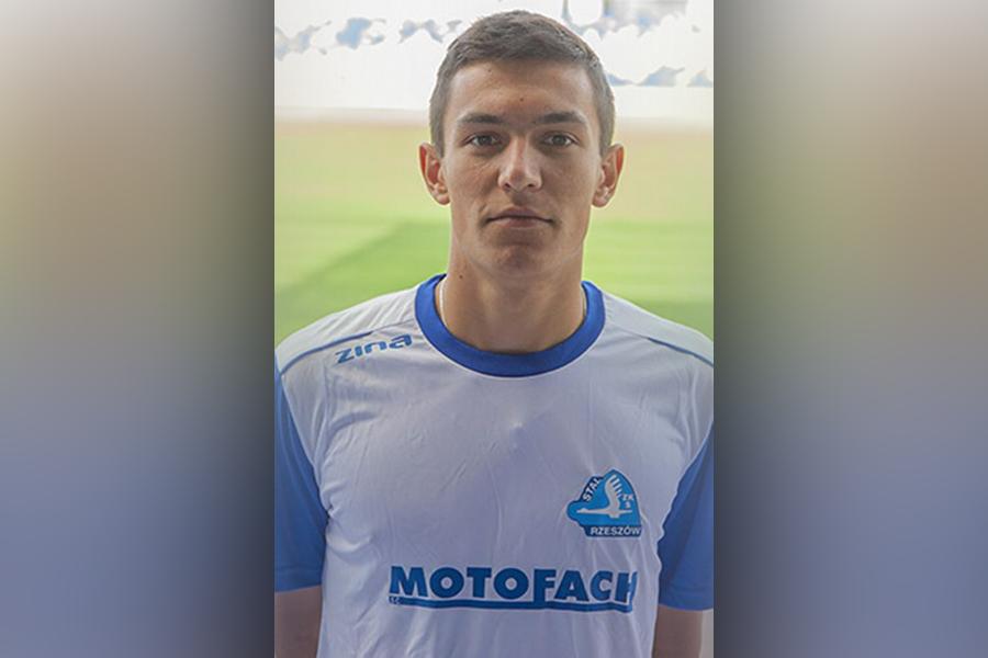 Mateusz Górak grał z zespołem juniorów Stali Rzeszów w CLJ (fot. http://stalrzeszow1995.futbolowo.pl)