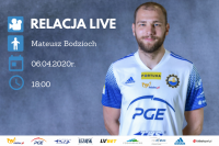 Mateusz Bodzioch będzie na żywo na instagramie Stali Mielec