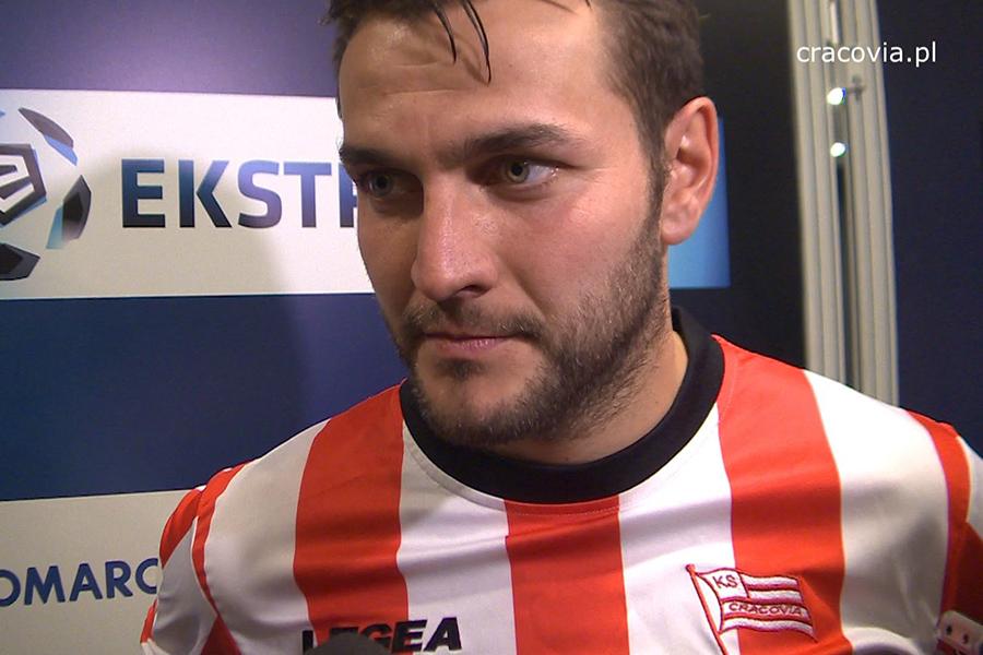 Mateusz Cetnarski obenie występuje w ekstraklasowej Cracovii, choć karierę rozpoczynał przed lat w Kolbuszowiance (fot. cracovia.pl)