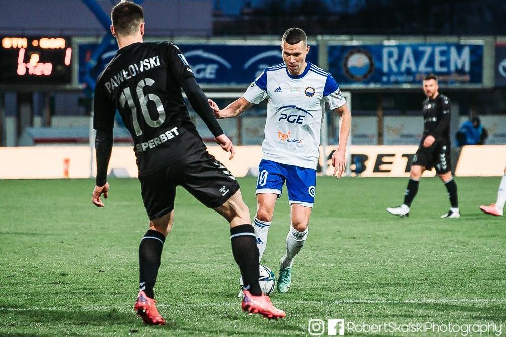 Mateusz Mak w najbliższych tygodniach nie pomoże PGE FKS Stali Mielec. (fot. Robert Skalski)