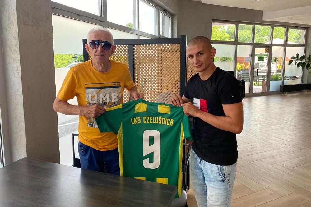 Mateusz Kuzio nie będzie dłużej szkoleniowcem LKS-u Czeluśnica. (fot. Czeluśnica)