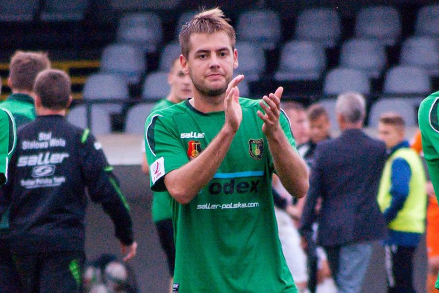 Michał Kachniarz jeszcze w barwach Stali Stalowa Wola (fot. Stalówka TV)