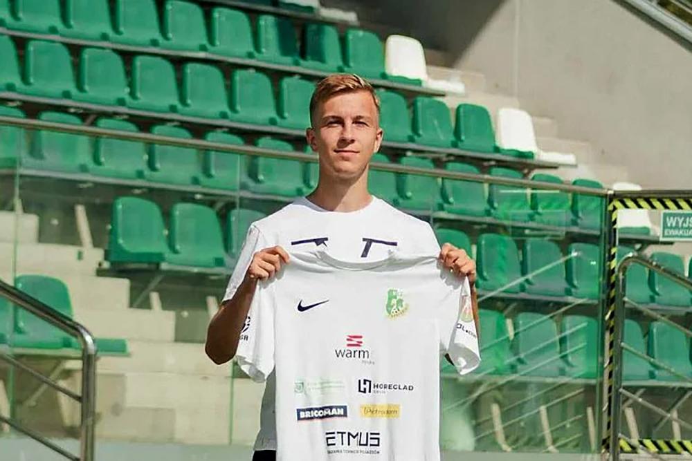 Michał Opalski spędził w Podlasiu Biała Podlaska ostatnią rundę (fot. Podlasie Biała Podlaska)