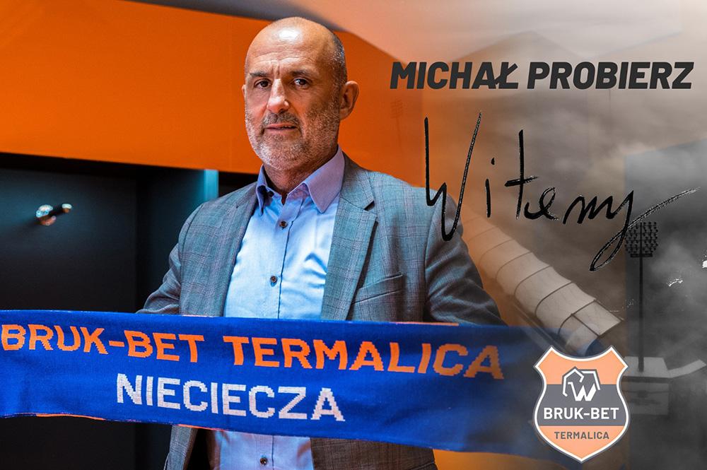 Michał Probierz poprowadzi Bruk-Bet Termalikę Nieciecza (fot. termalica.brukbet.com)