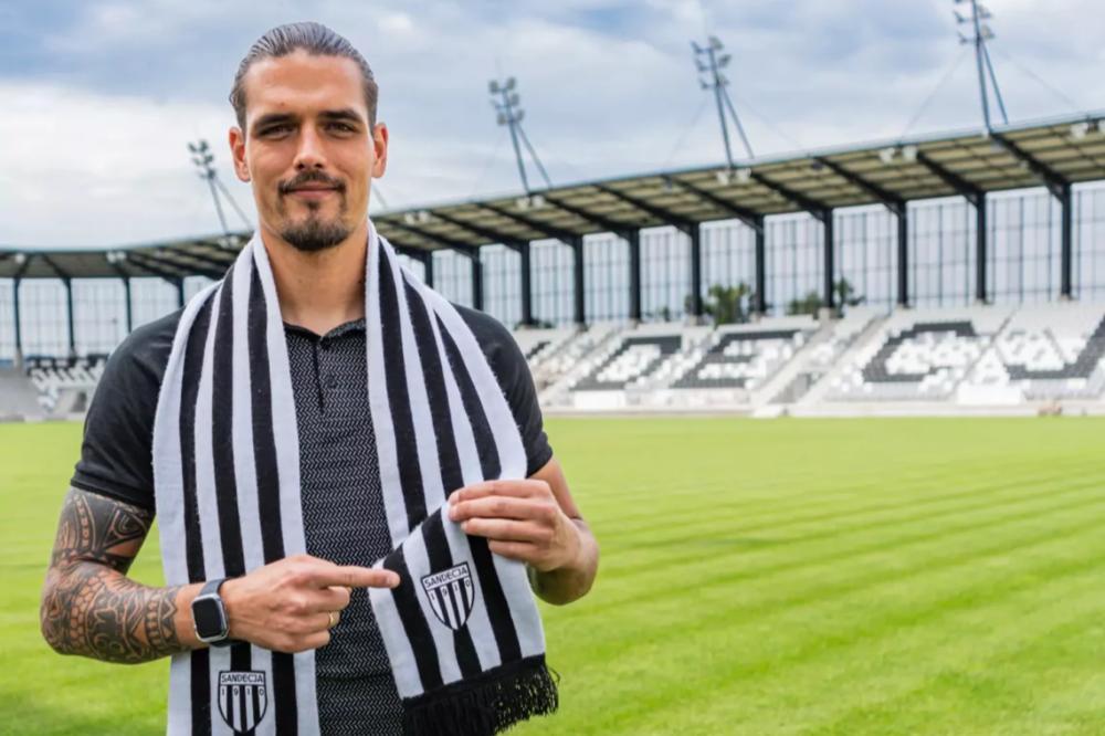 Michał Rutkowski wzmocnił Sandecją w sezonie 2023/2024. Przeniesie się najprawdopodobniej do Chełmianki Chełm (fot. sandecja.pl)
