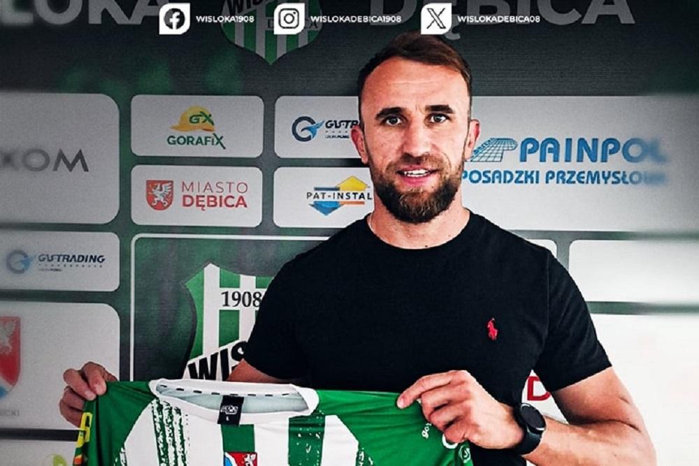 Michał Czarny został nowym piłkarzem Wisłoki Dębica! (fot. Wisłoka)